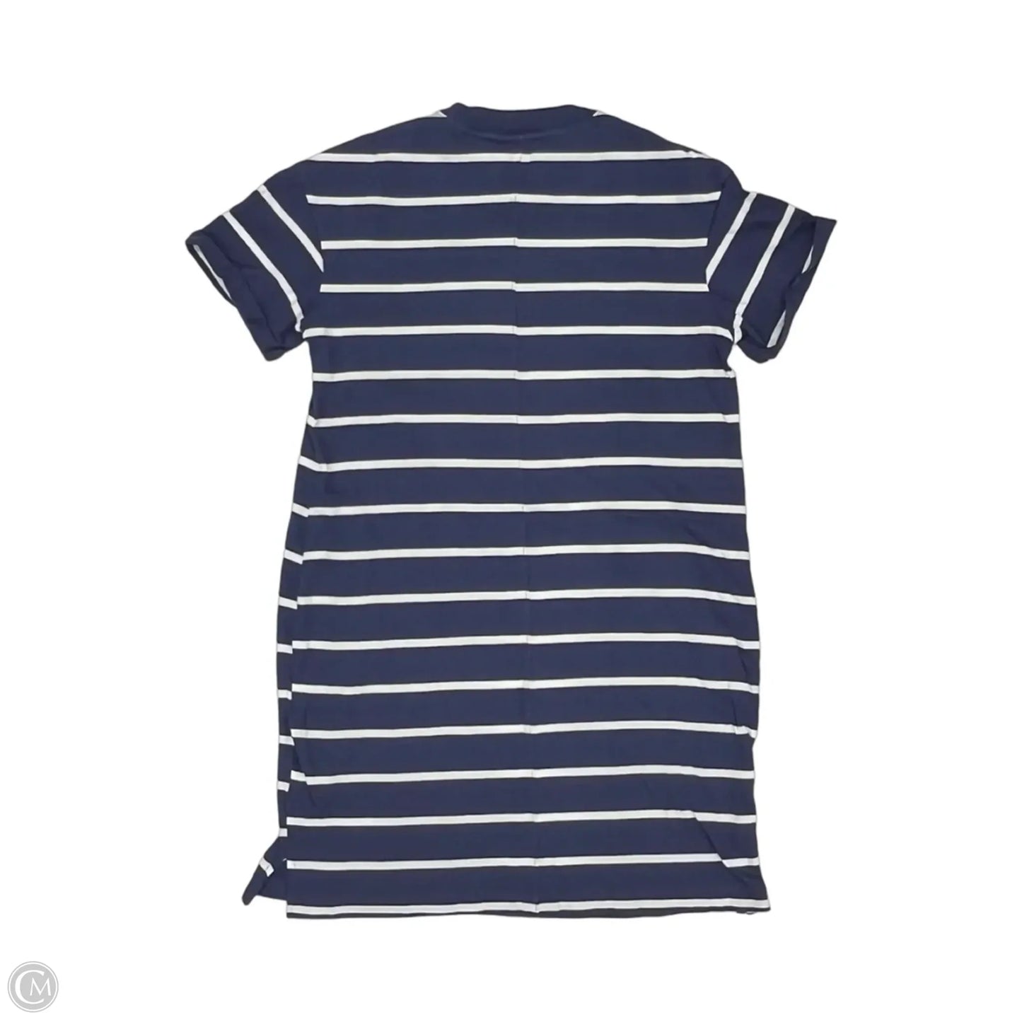 Dress Casual Short By Time And Tru In Blue & White, Size: S