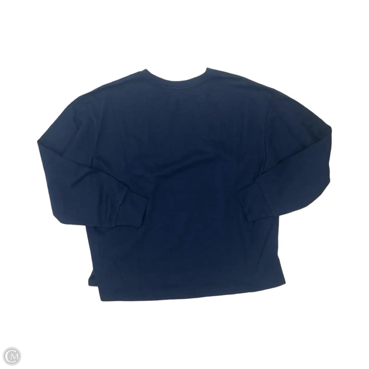 Top Long Sleeve By Clothes Mentor In Navy, Size: L