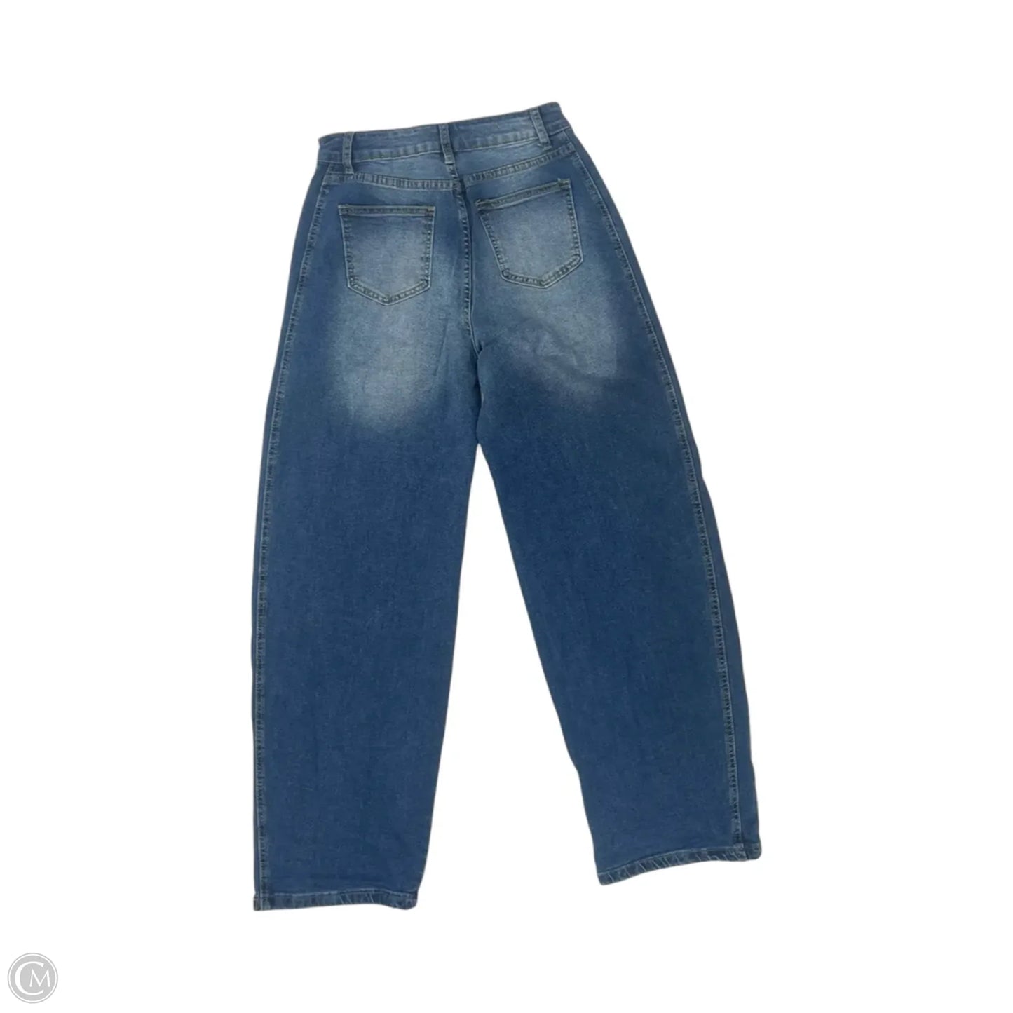 Jeans Wide Leg By Clothes Mentor In Blue Denim, Size: M