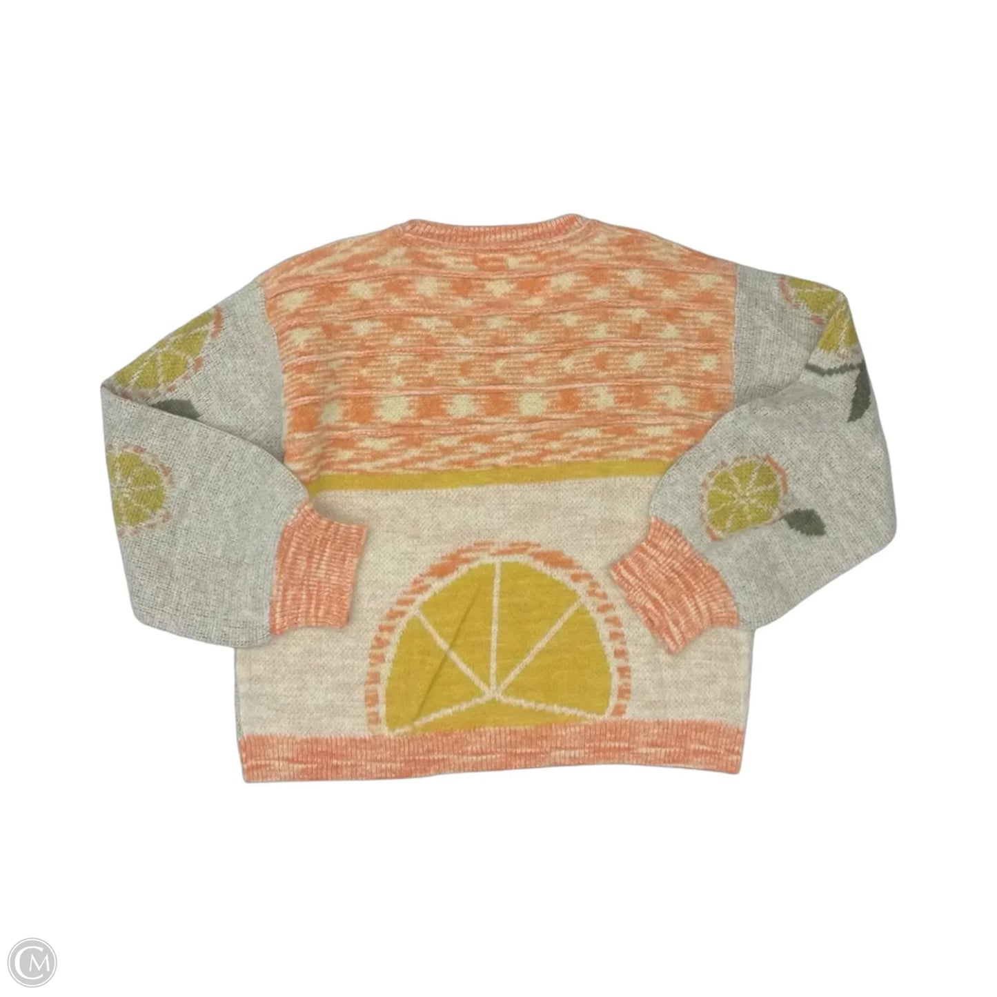 Sweater By Pol In Orange & Yellow, Size: M