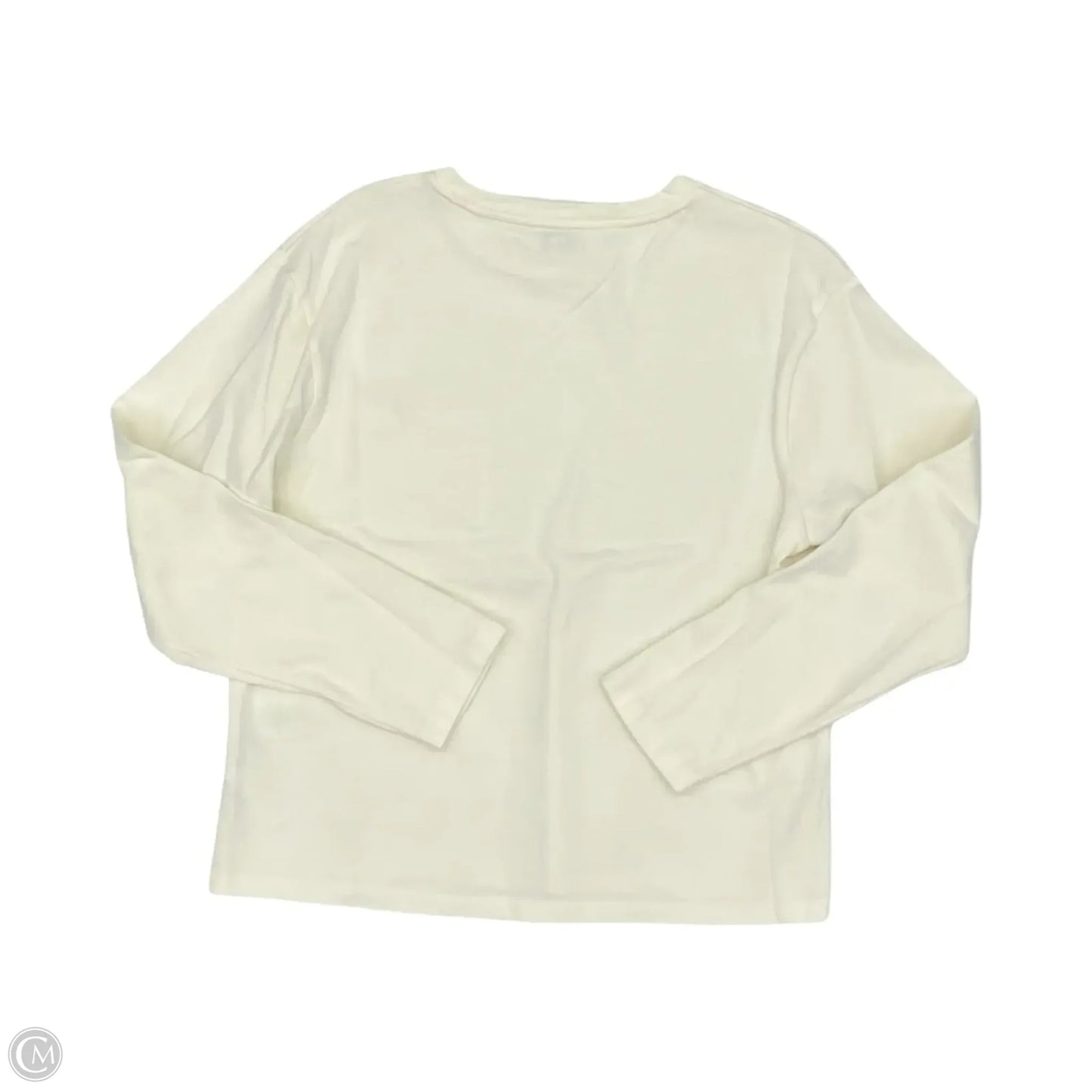 Top Long Sleeve By J. Crew In Cream, Size: S
