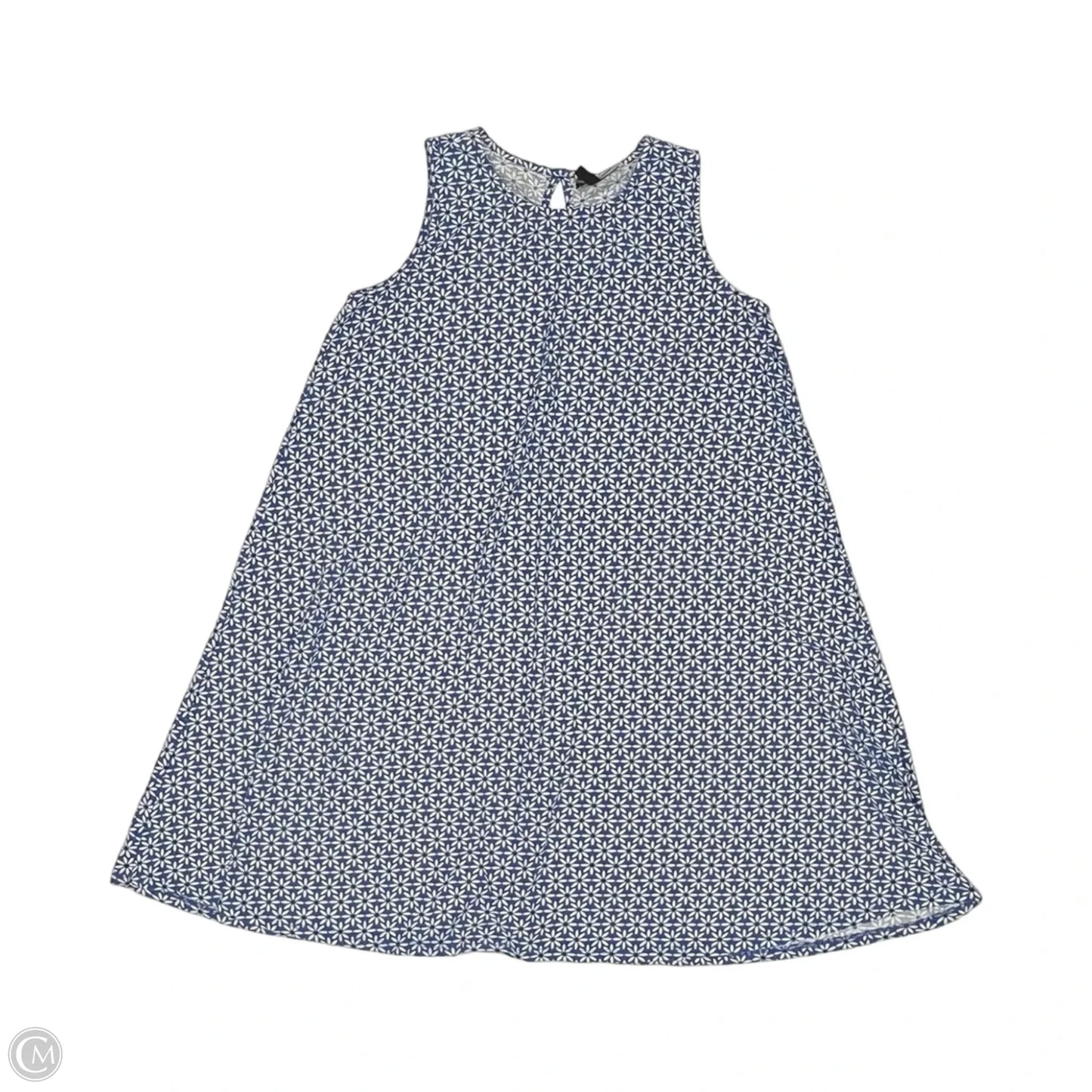 Dress Casual Short By Allison Brittney In Blue & White, Size: S