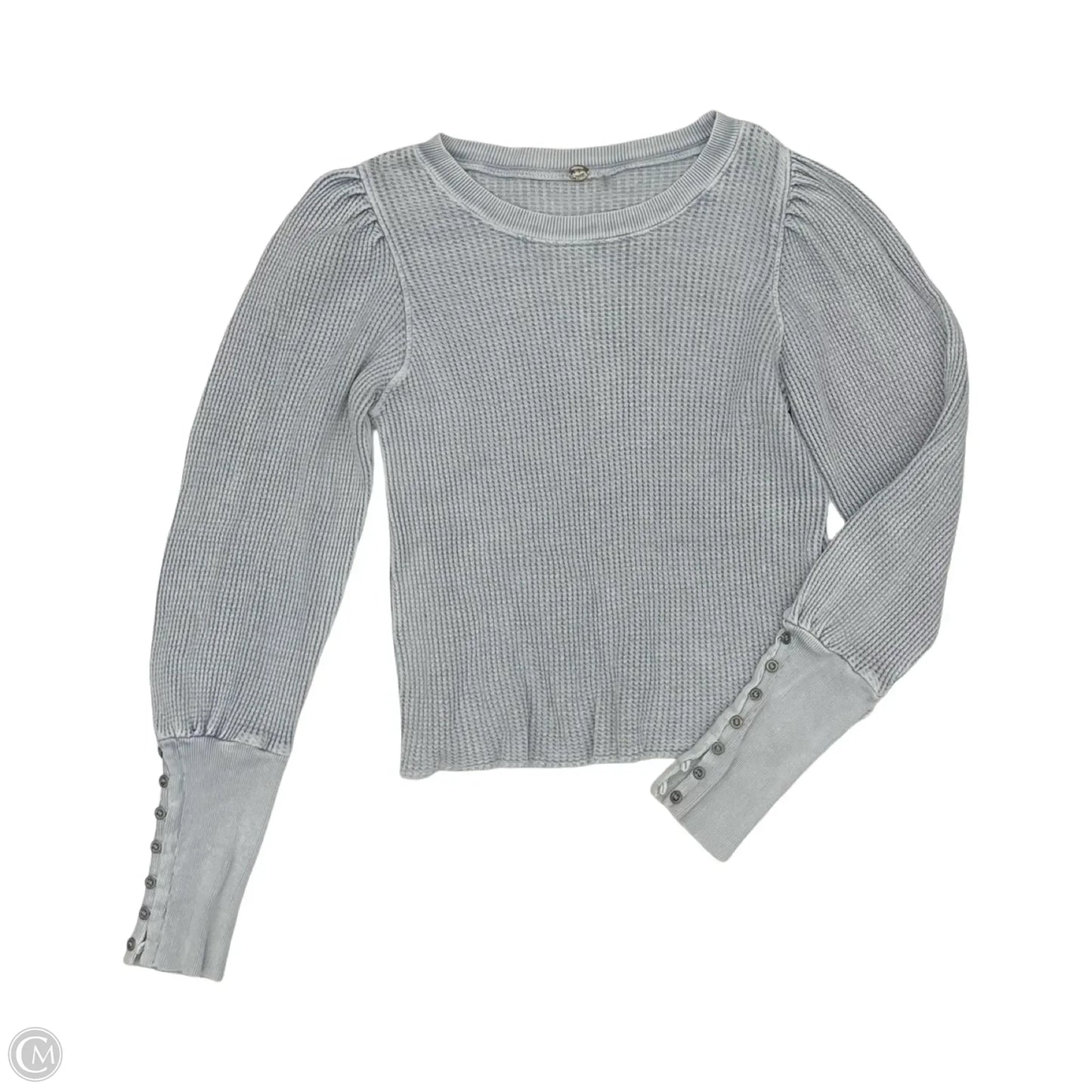 Top Long Sleeve By Free People In Blue, Size: L