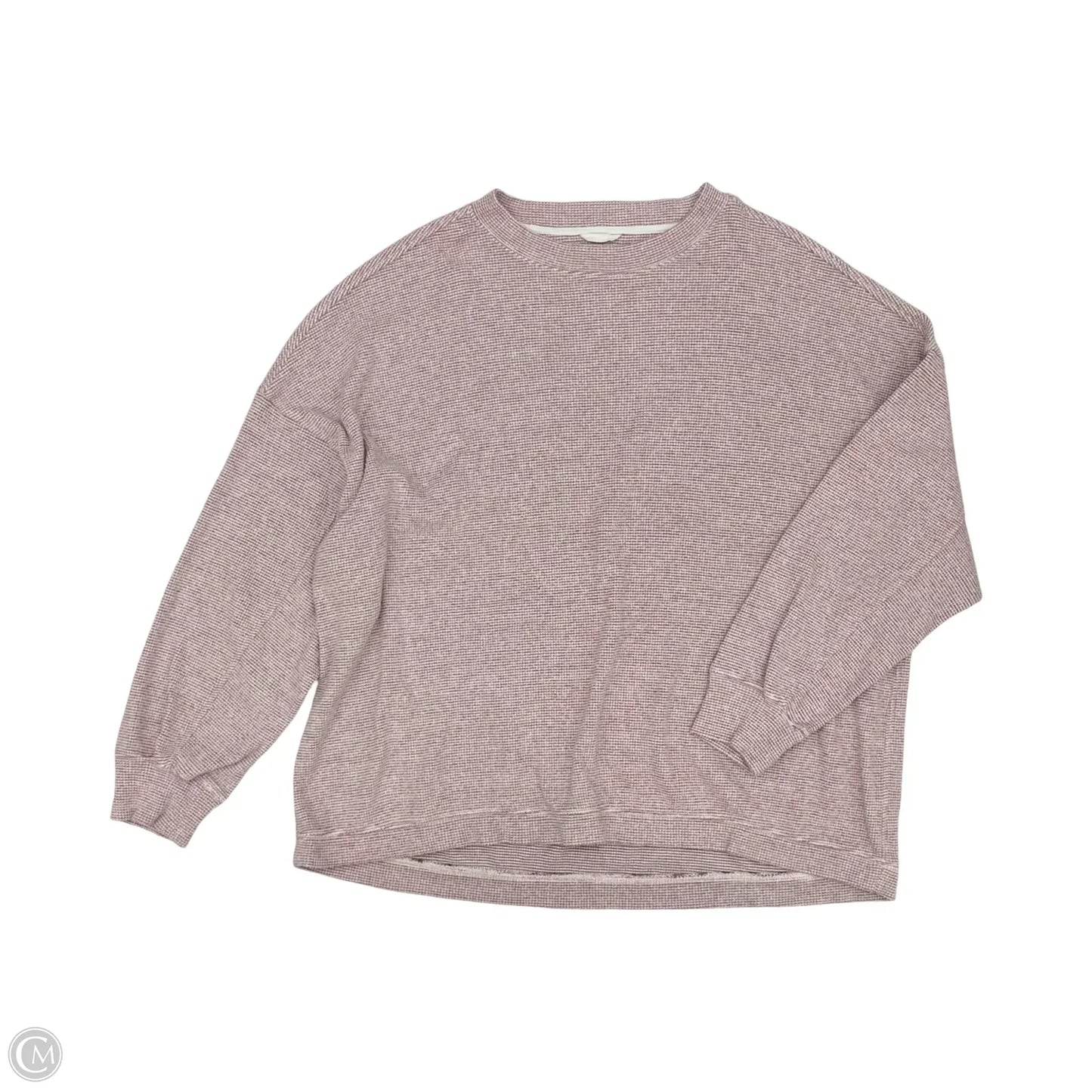 Sweatshirt Crewneck By Aerie In Pink & White, Size: Xxl