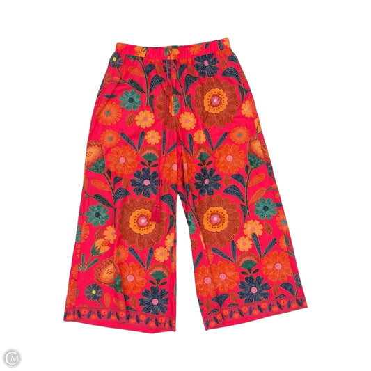 Pants Wide Leg By Shein In Pink, Size: 2x