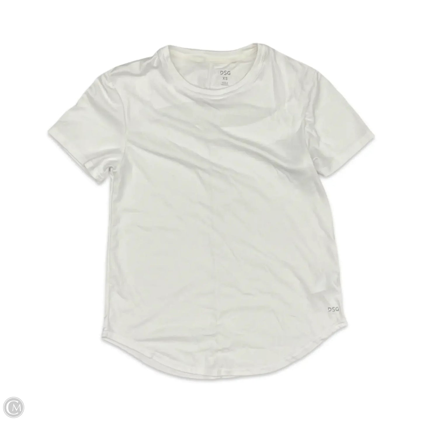 Athletic Top Short Sleeve By Dsg Outerwear In White, Size: Xs