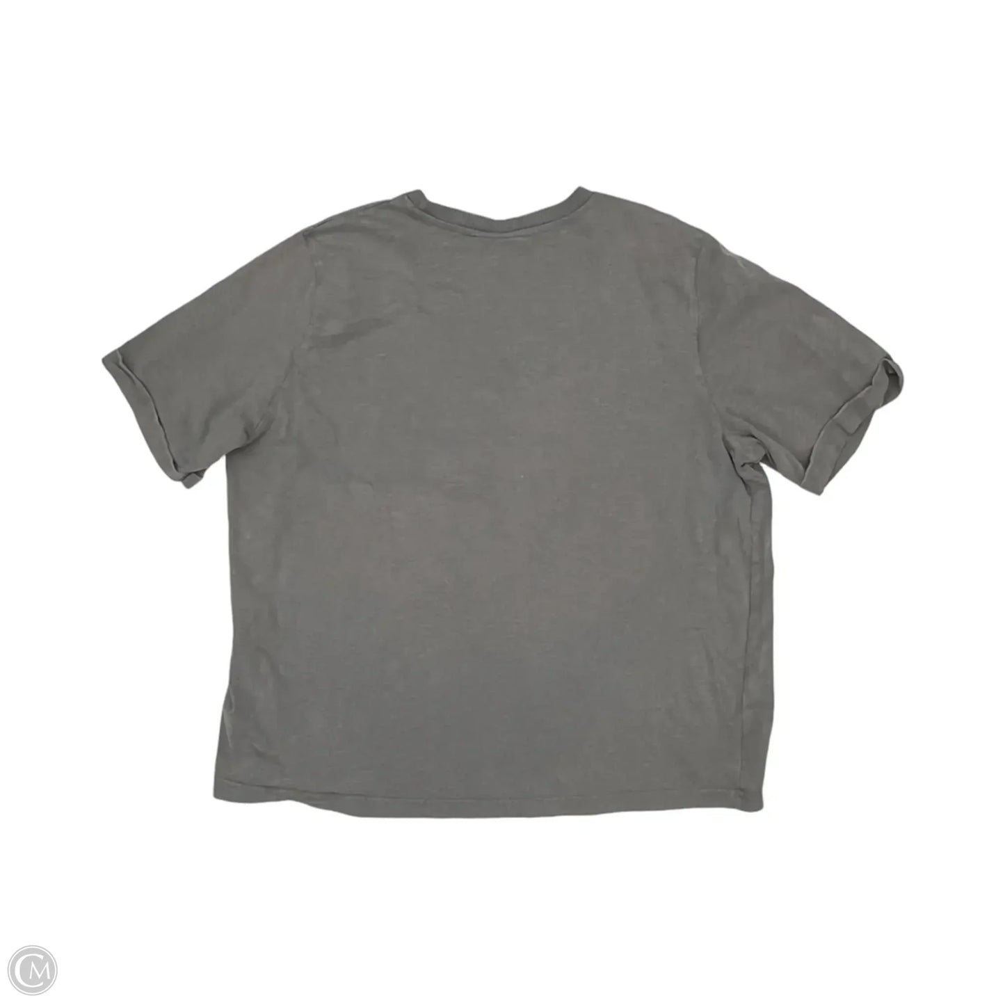 Top Short Sleeve By Clothes Mentor In Tan, Size: Xl