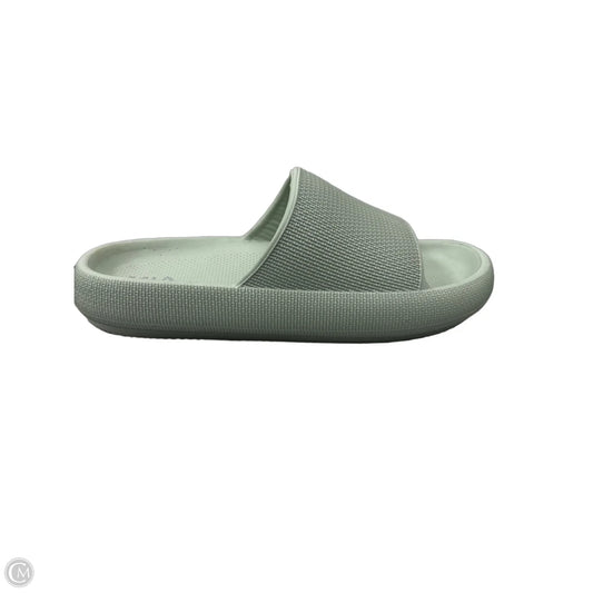 Sandals Flats By Mia In Green, Size: 9