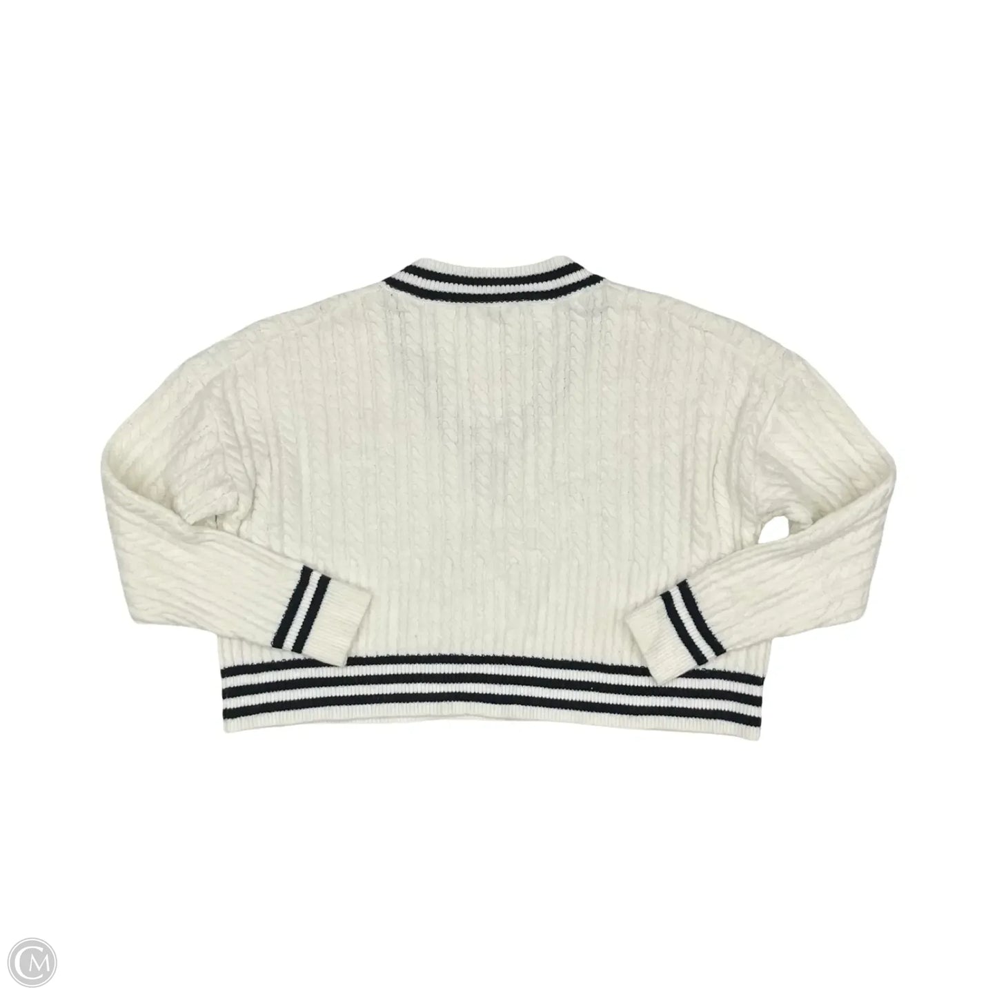 Sweater By French Connection In Blue & White, Size: S