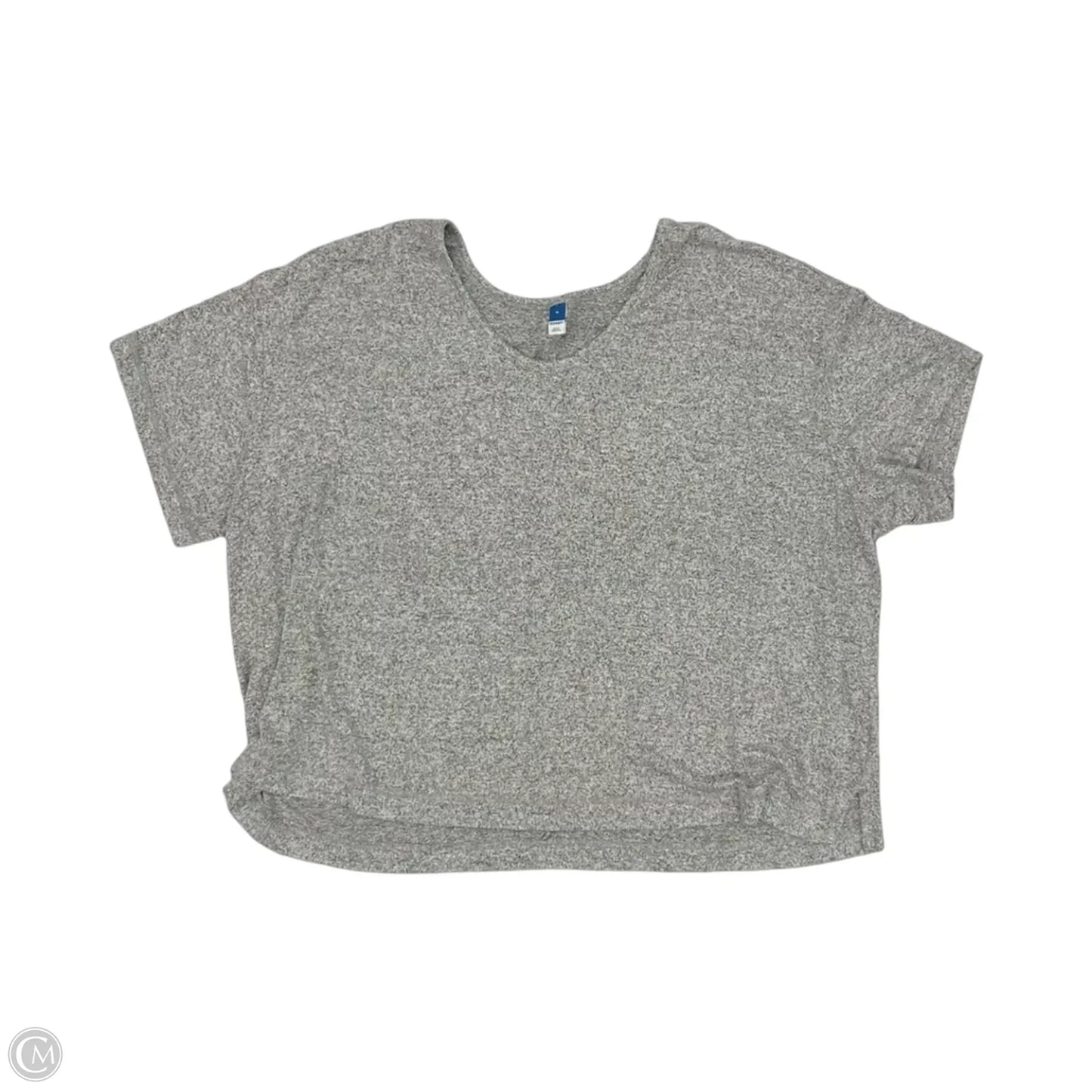 Top Short Sleeve By Old Navy In Grey, Size: 3x