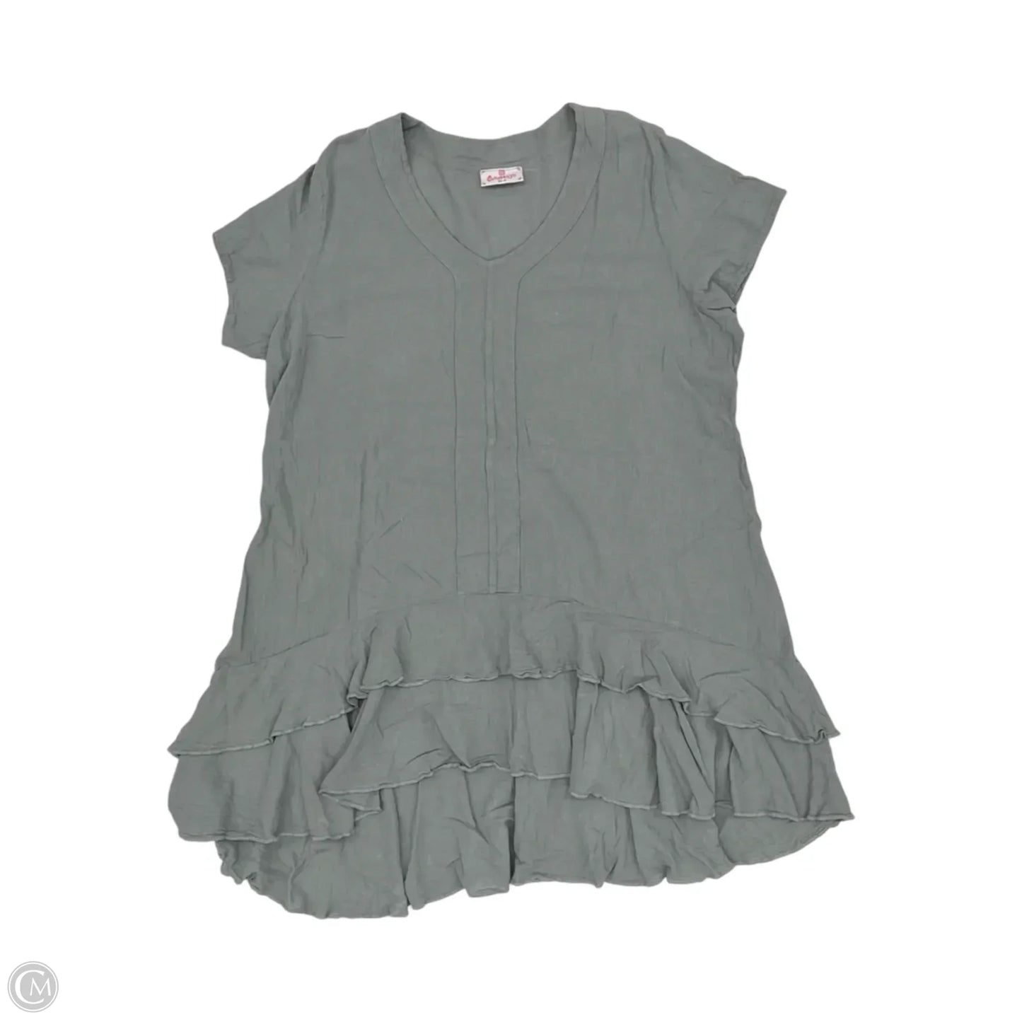 Dress Casual Short By Clothes Mentor In Grey, Size: 3x