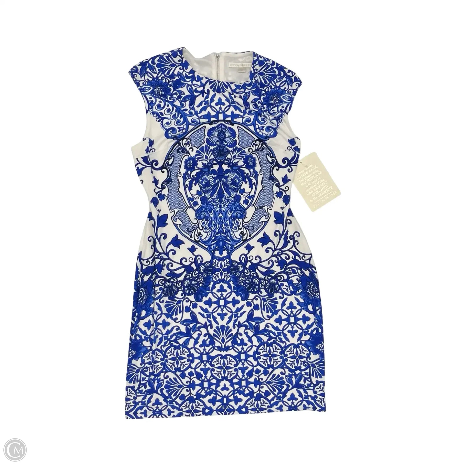 boston proper party dresses Mixed Media Lace Pom Pom Dress - White