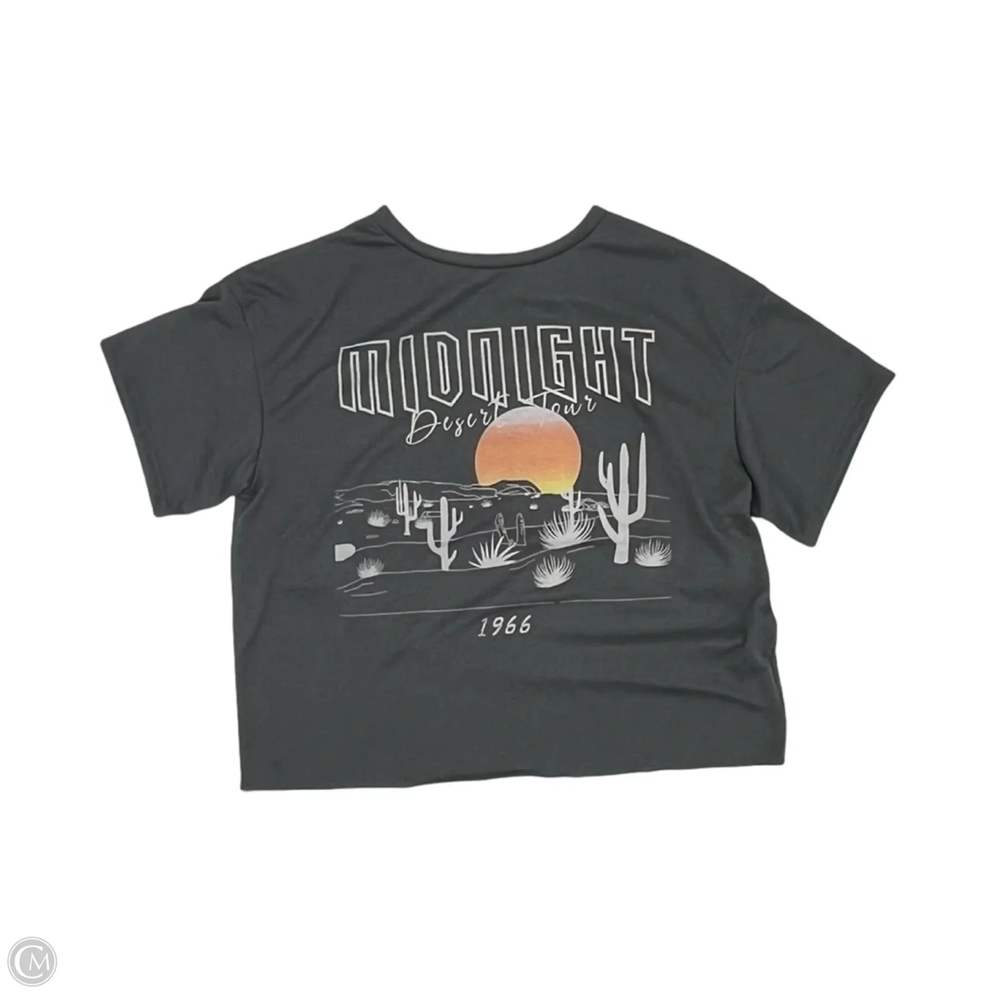 Top Short Sleeve By Altard State In Grey, Size: S