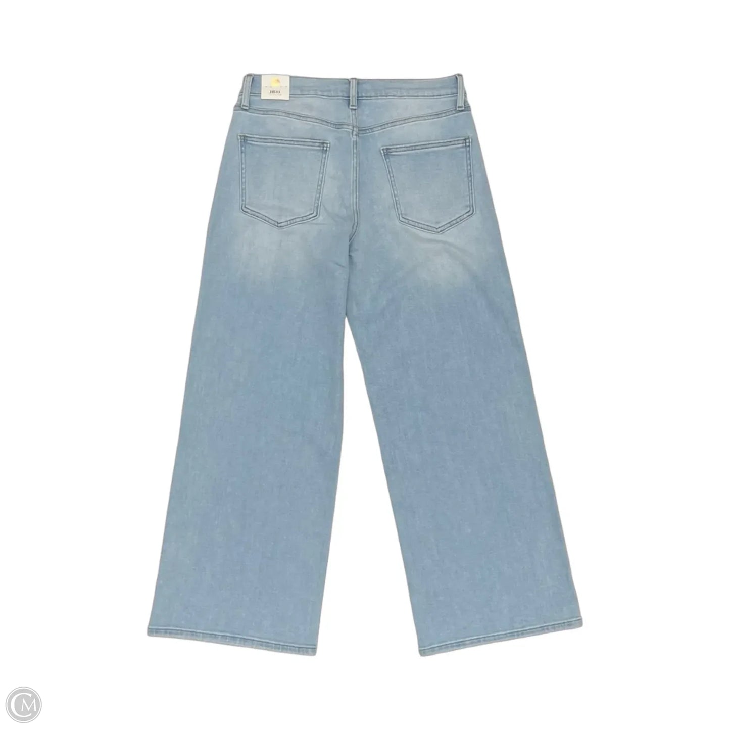 Jeans Wide Leg By Just Black In Blue Denim, Size: 12