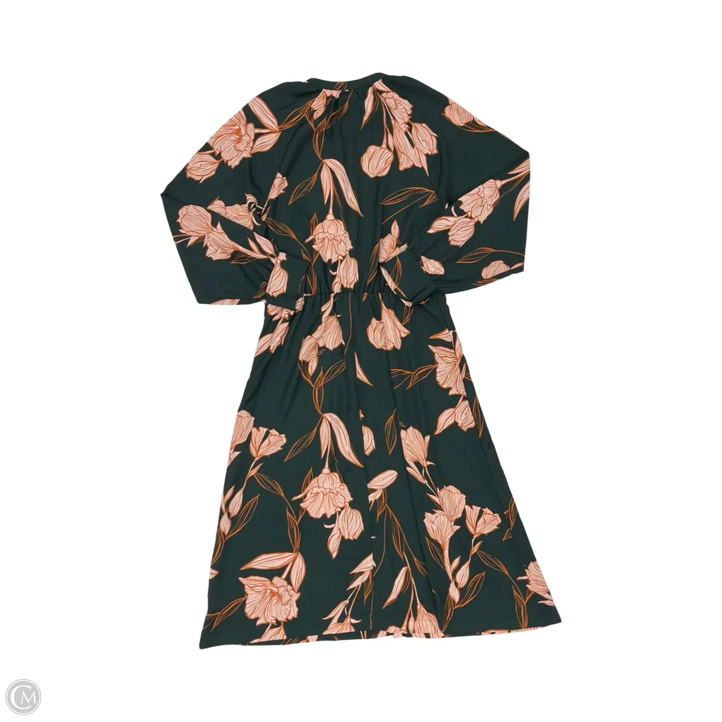 Dress Party Midi By A New Day In Green & Orange, Size: M