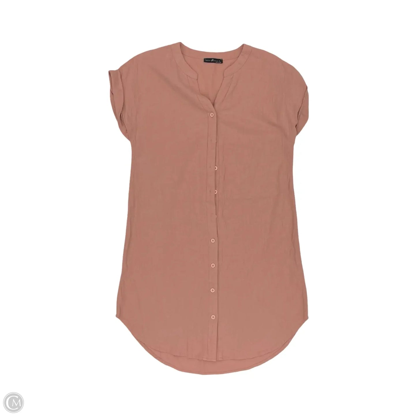 Dress Casual Short By Emery Rose In Pink, Size: S