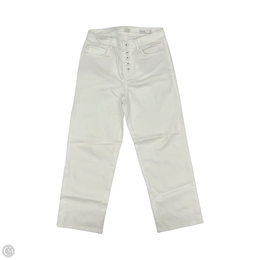 Jeans Straight By J. Jill In White, Size: 8