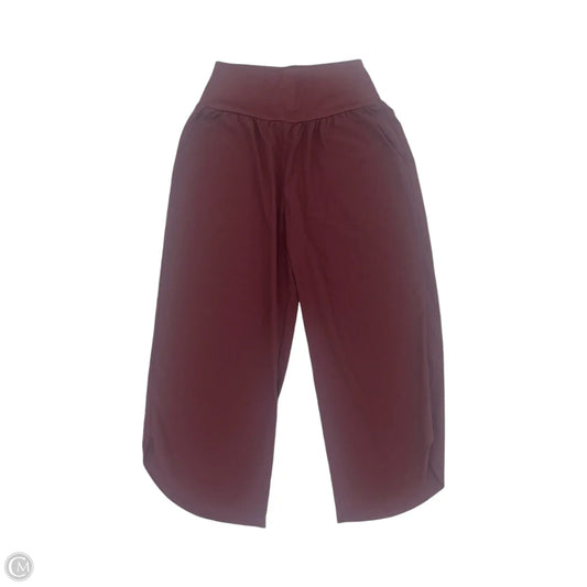 Athletic Pants By Halara In Maroon, Size: M