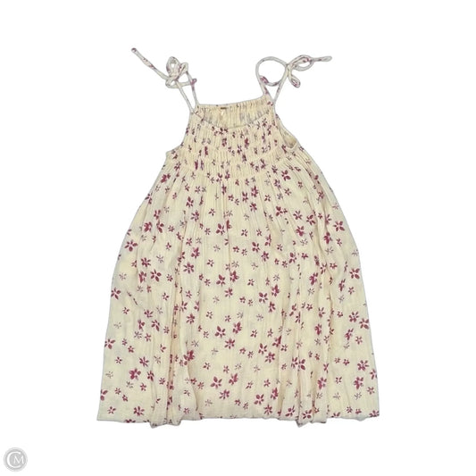 Dress Party Midi By Free People In Cream & Purple, Size: Xs