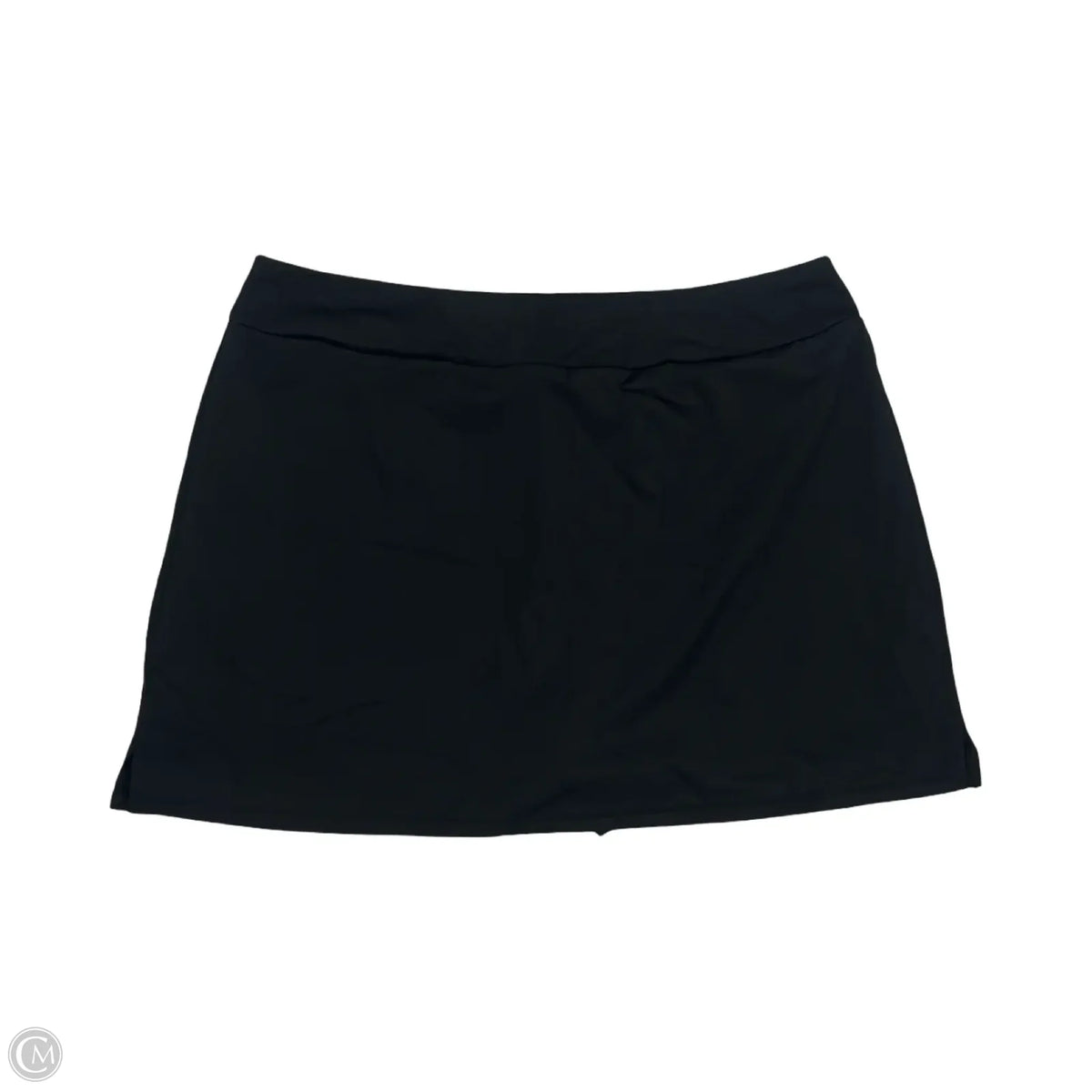 Skort By Clothes Mentor In Black, Size: 1x