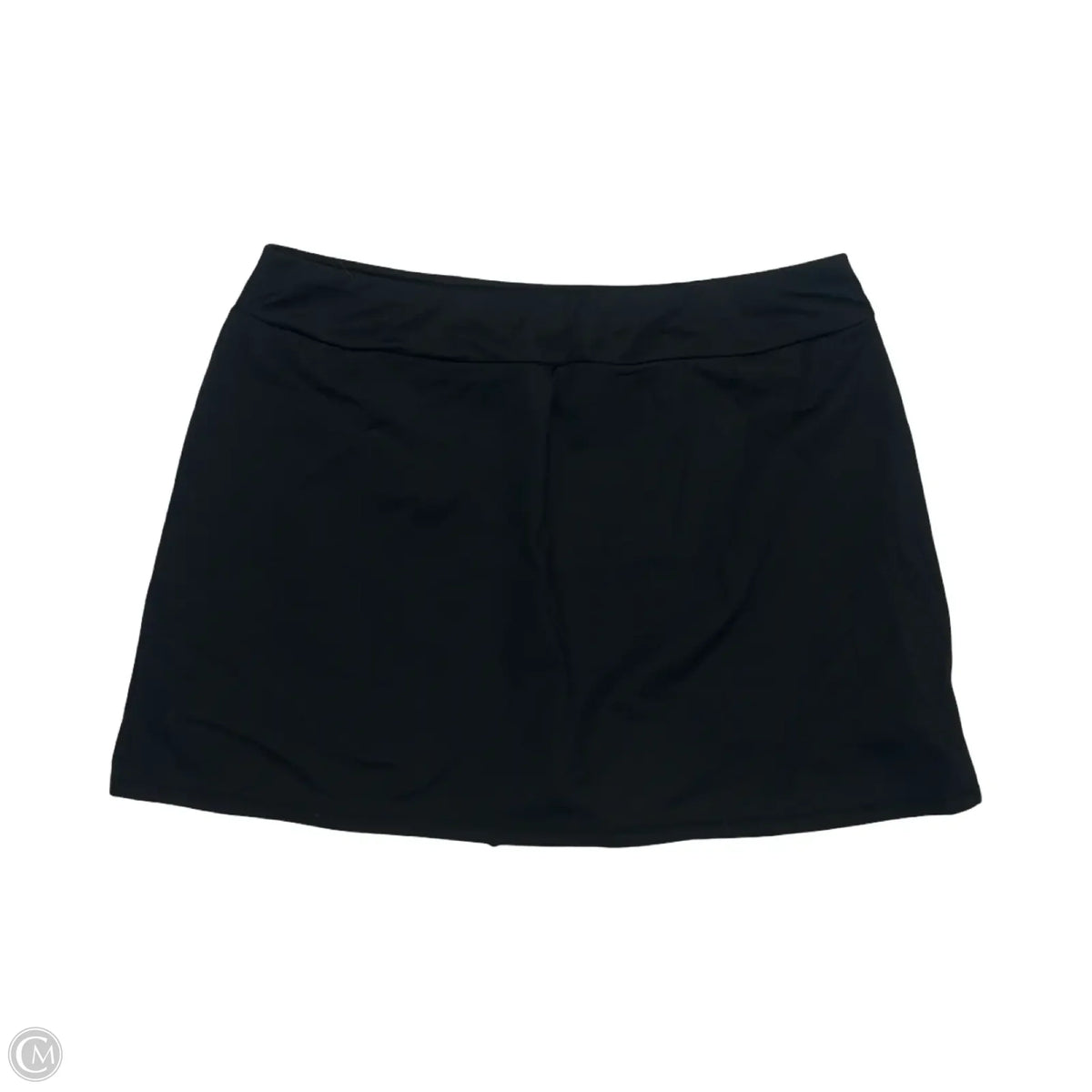 Skort By Clothes Mentor In Black, Size: 1x