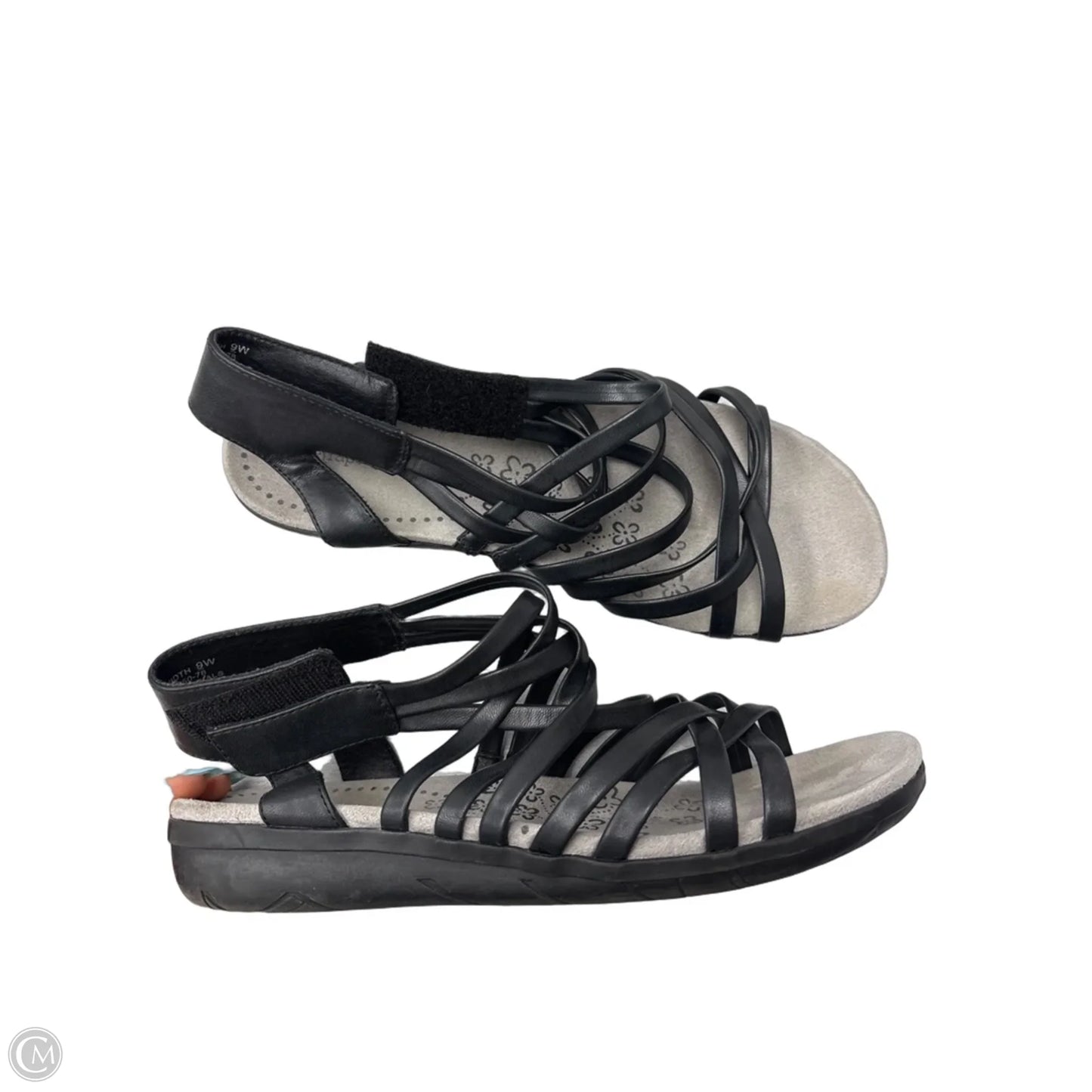 Sandals Flats By Bare Traps In Black, Size: 9