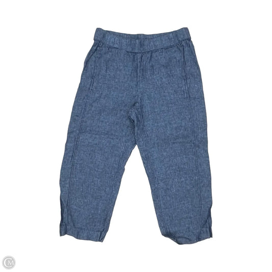 Pants Linen By Pure Jill In Blue, Size: M
