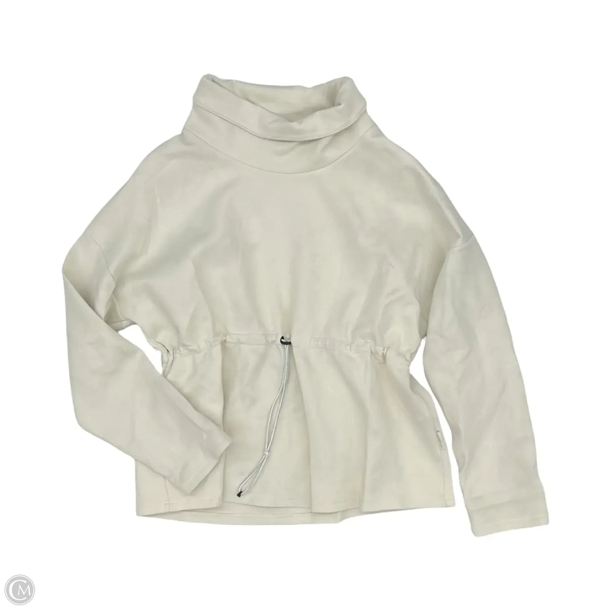 Sweatshirt Collar By Varley In Cream, Size: L