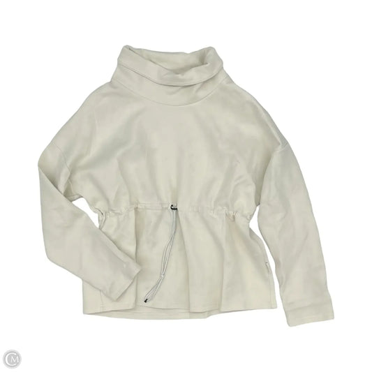 Sweatshirt Collar By Varley In Cream, Size: L