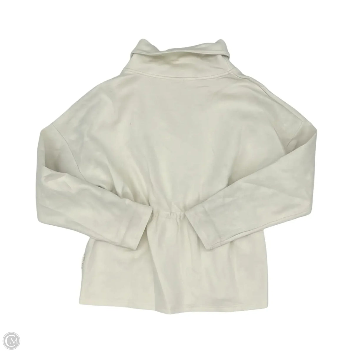 Sweatshirt Collar By Varley In Cream, Size: L