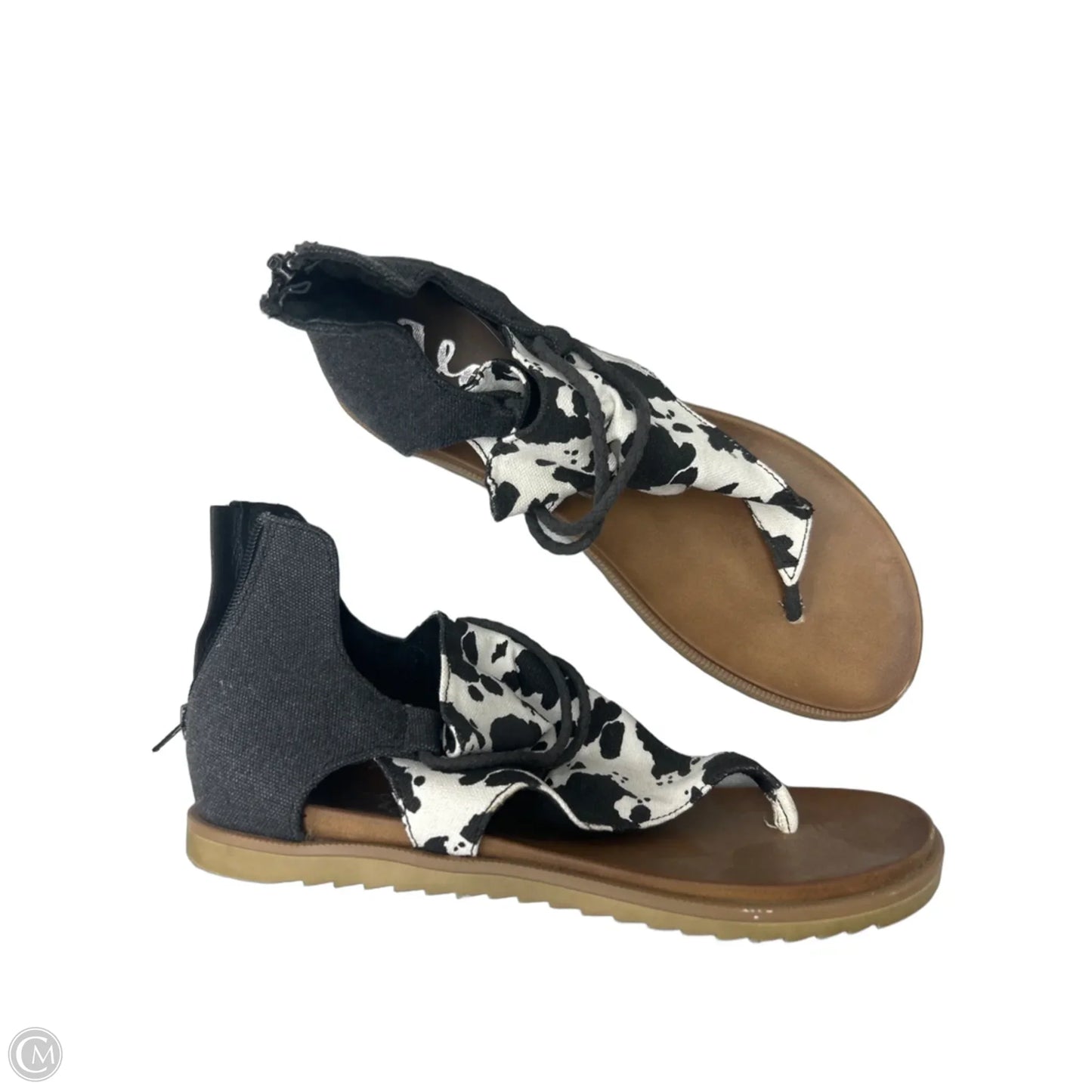 Sandals Flats By Very G In Animal Print, Size: 10