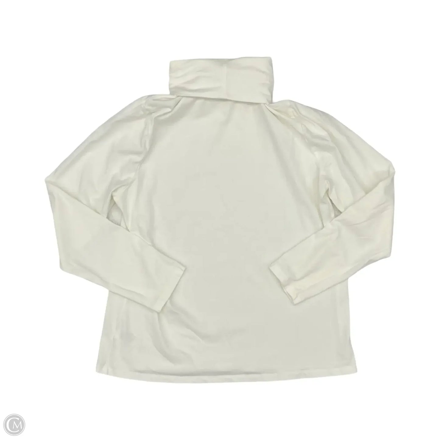Top Long Sleeve By Talbots In Cream, Size: L