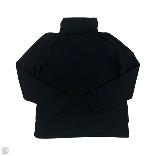 Top Long Sleeve By Talbots In Black, Size: L
