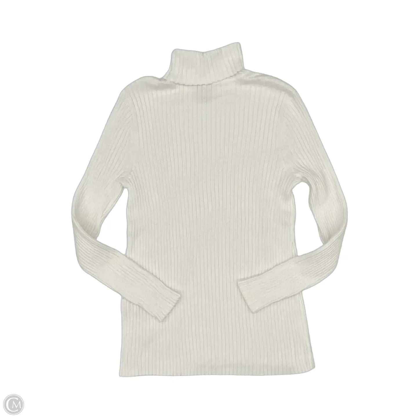 Sweater By Chicos In White, Size: L