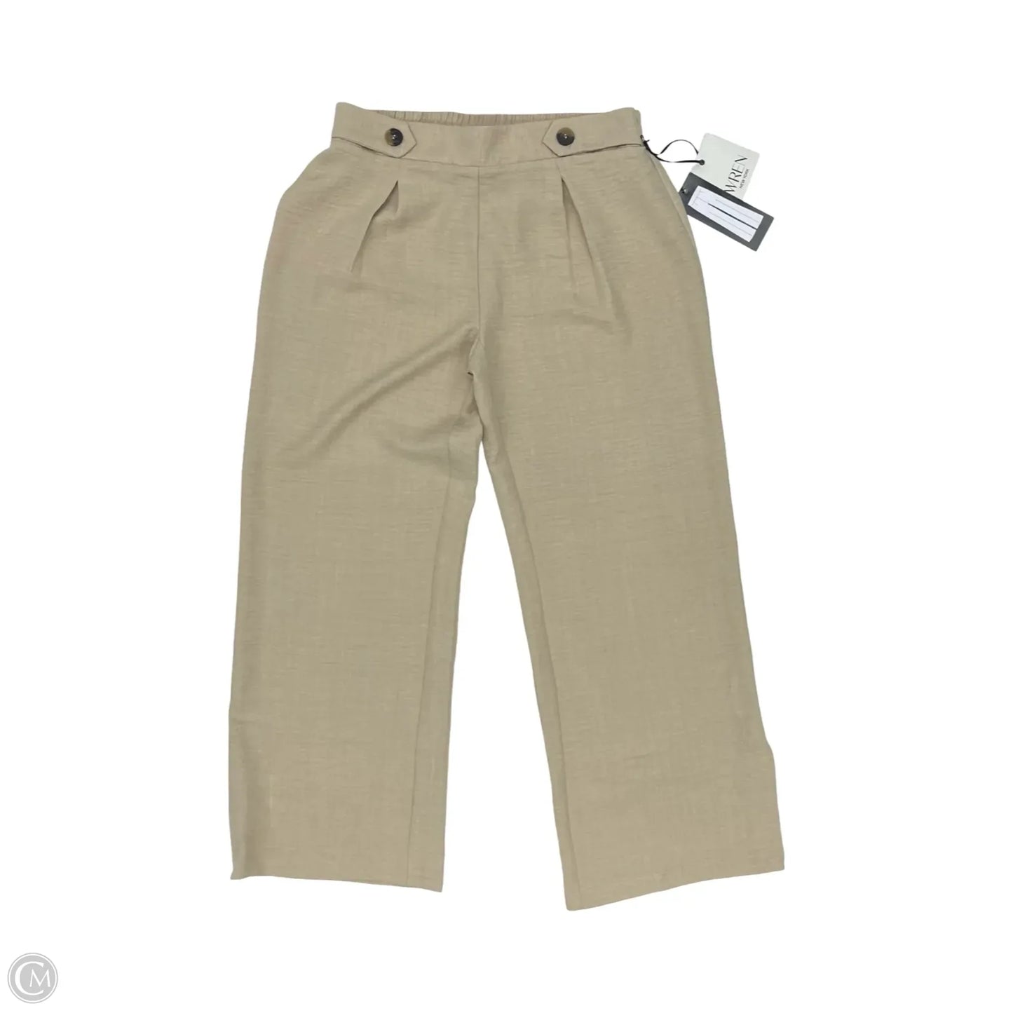 Pants Wide Leg By Clothes Mentor In Tan, Size: M