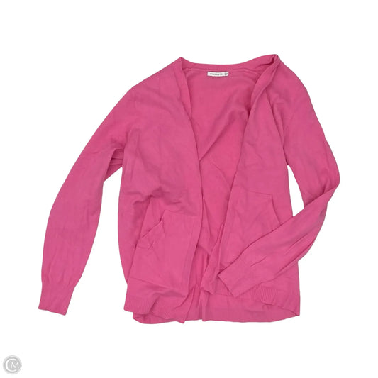 Sweater Cardigan By Staccato In Pink, Size: M