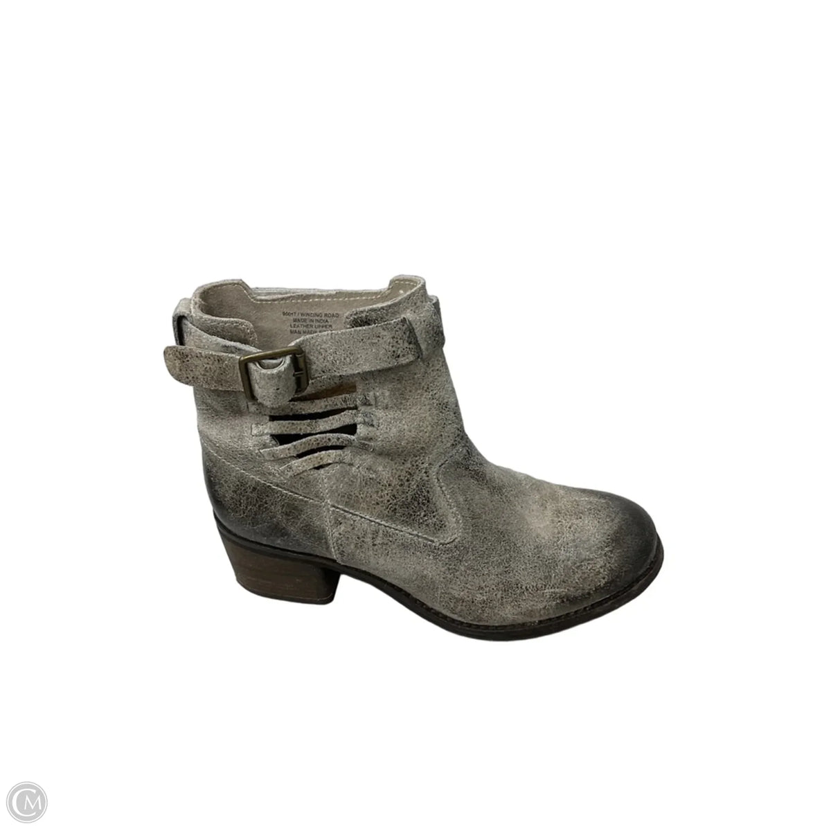 Boots Leather By Diba In Grey, Size: 6