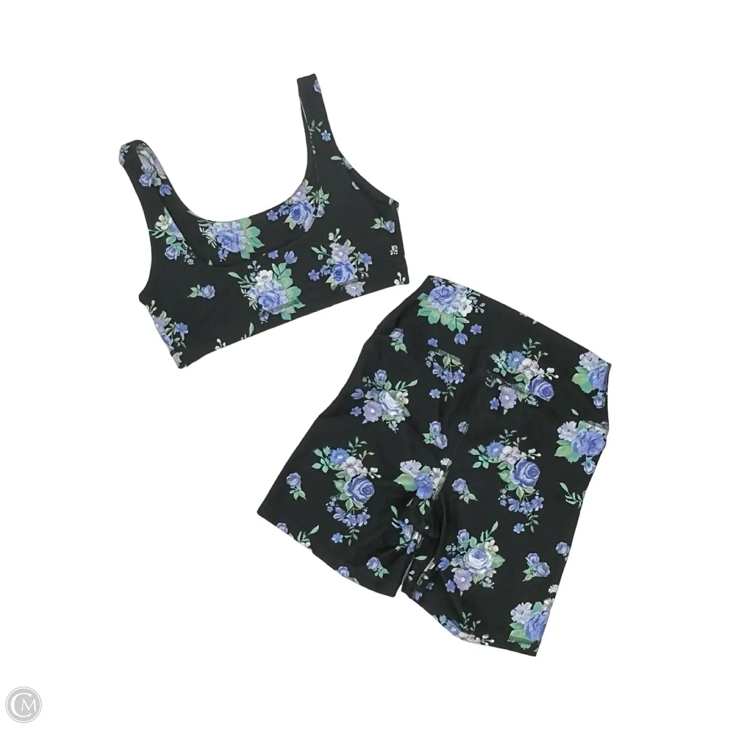 Athletic Shorts 2pc By Clothes Mentor In Floral Print, Size: M