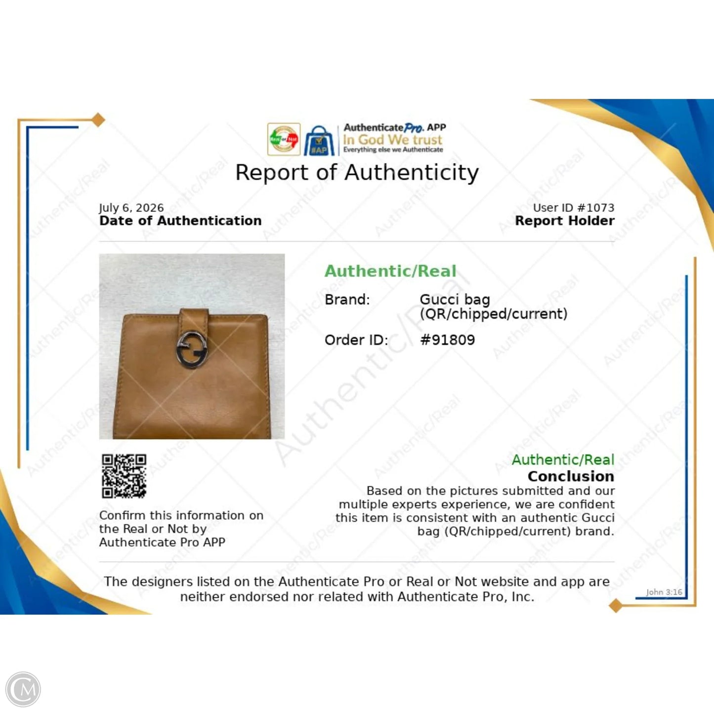 Wallet Luxury Designer By Gucci, Size: Medium