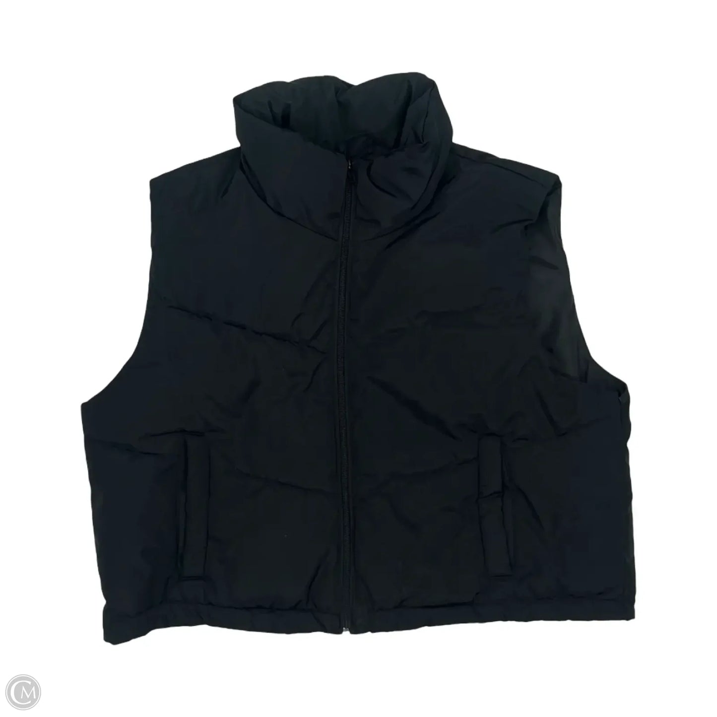 Vest Puffer & Quilted By Clothes Mentor In Black, Size: M