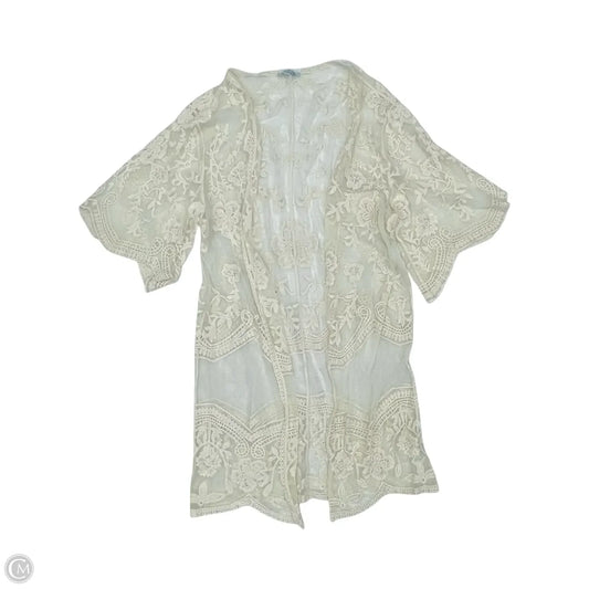 Kimono By She + Sky In Cream, Size: S