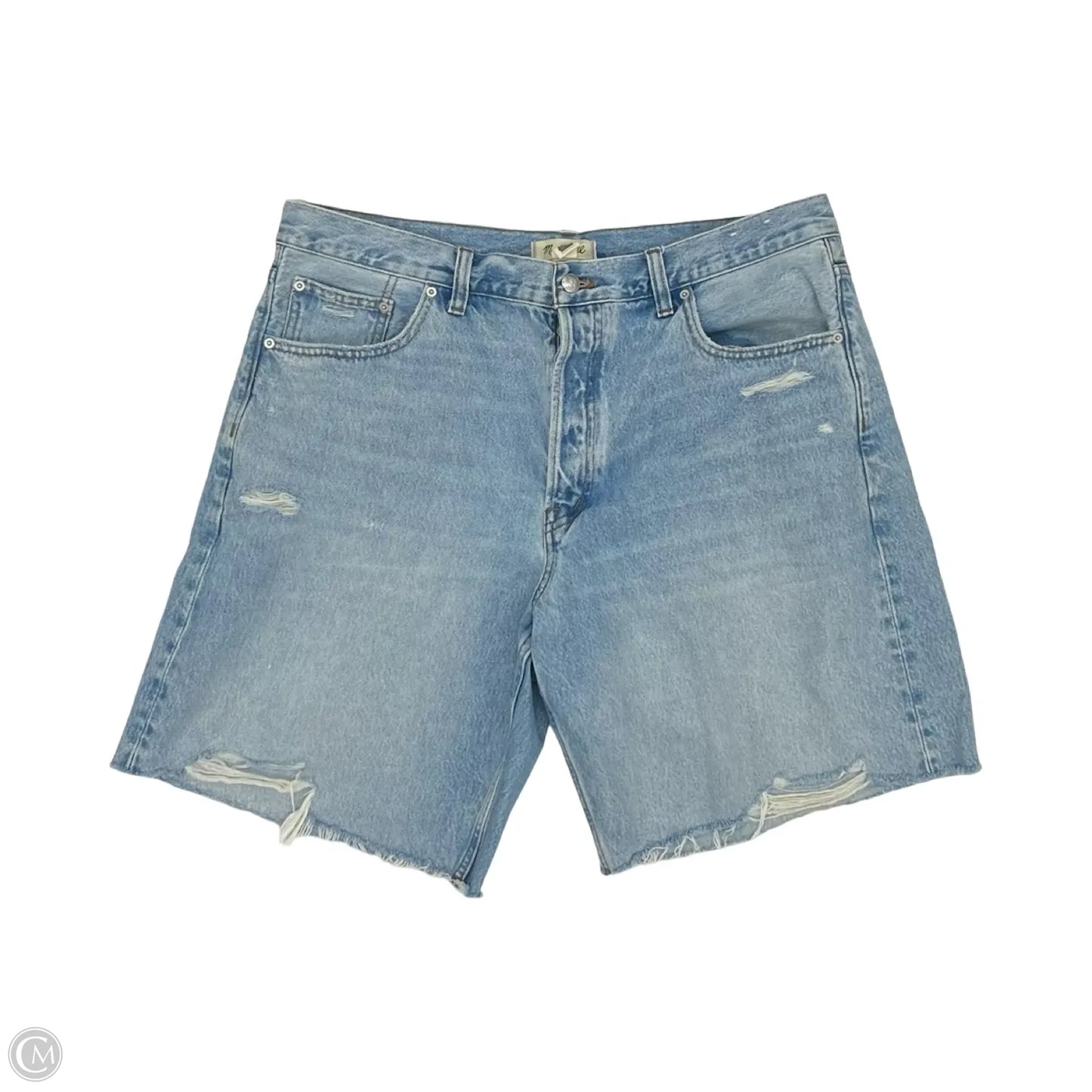 Shorts By Madewell In Blue Denim, Size: 14