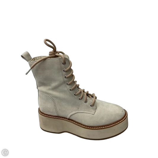 Boots Ankle Flats By Steve Madden In Tan, Size: 6.5