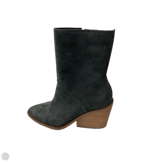 Boots Leather By Lucky Brand In Black, Size: 8