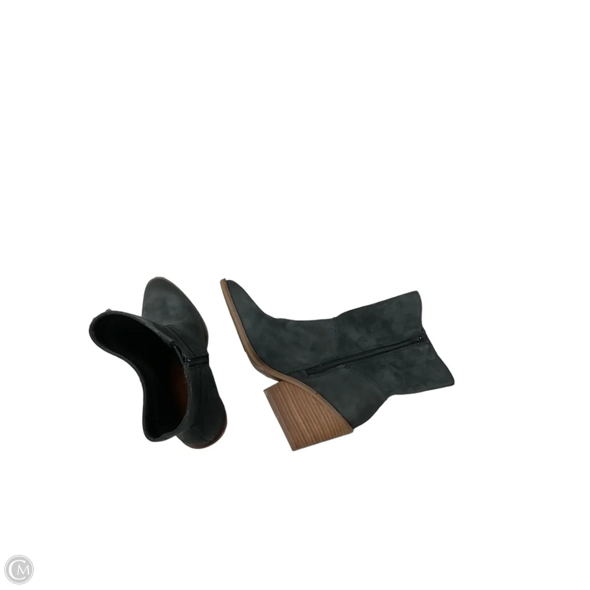 Boots Leather By Lucky Brand In Black, Size: 8