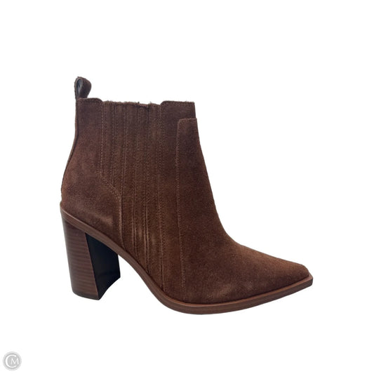 Boots Leather By Vince Camuto In Brown, Size: 8.5
