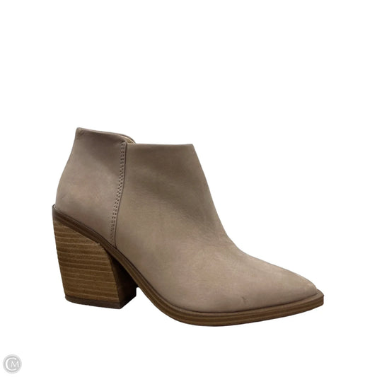Boots Leather By Vince Camuto In Tan, Size: 8
