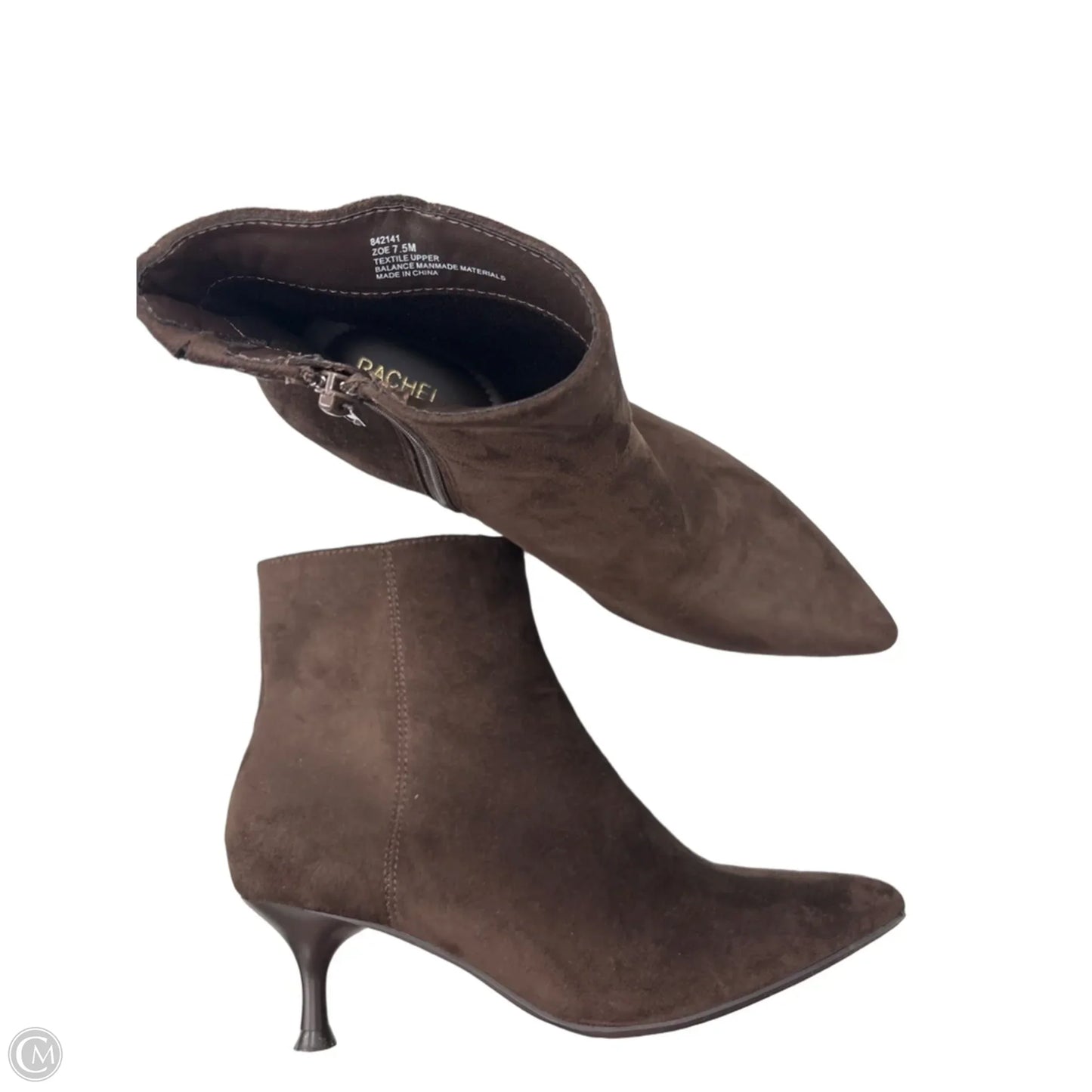 Boots Ankle Heels By Rachel Zoe In Brown, Size: 7.5