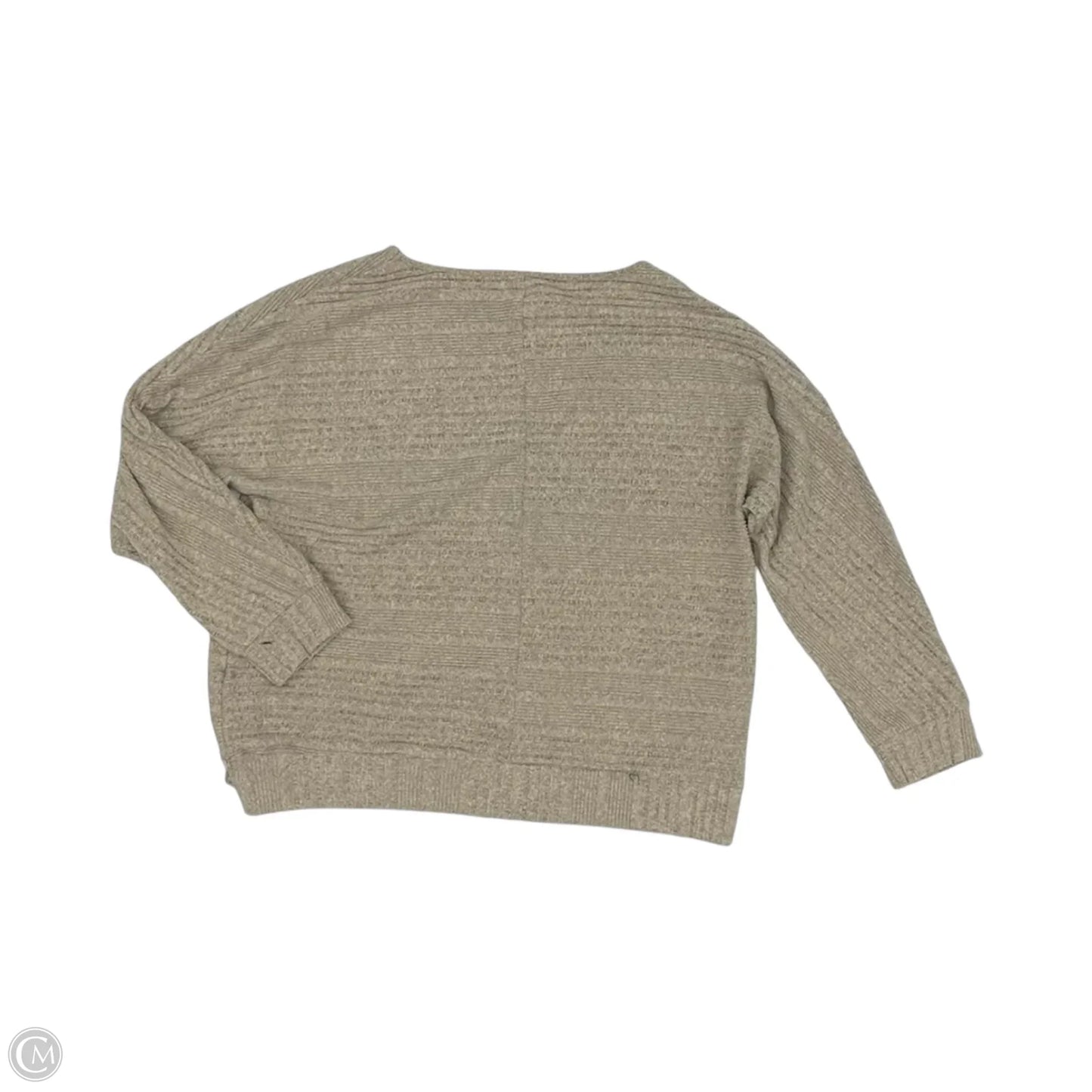 Top Long Sleeve By Clothes Mentor In Tan, Size: 2x