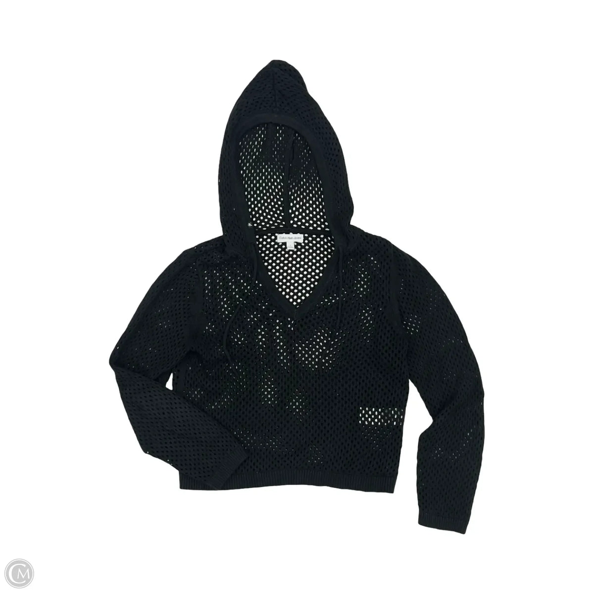 Sweater By Calvin Klein In Black, Size: M